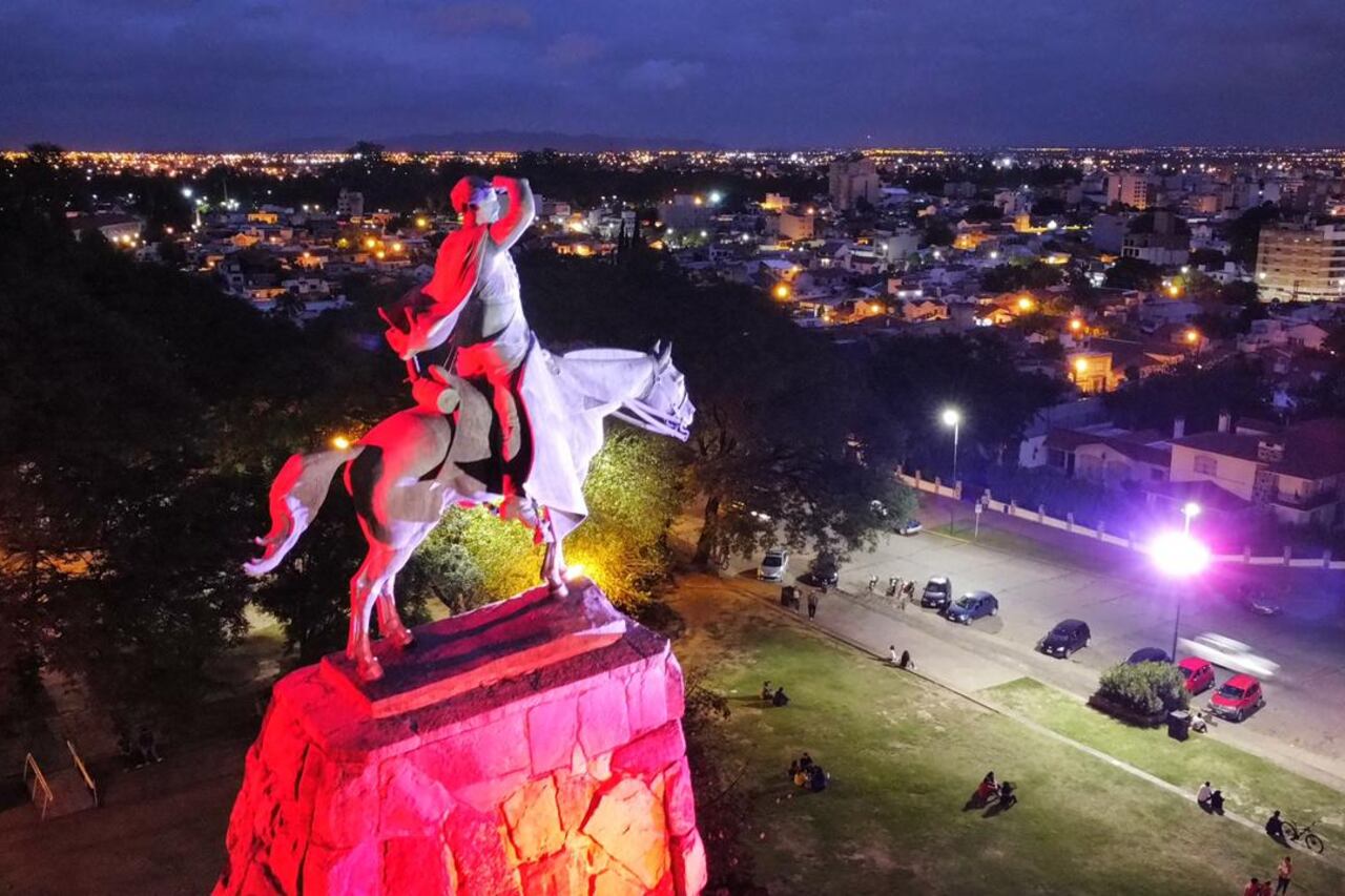 La ciudad de Salta, una de las que recibió más visitantes.