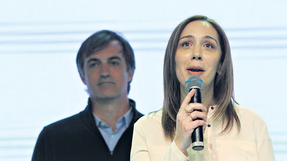 La gobernadora Vidal le atribuyó al “equipo de los imparables” la diferencia de 4,15 puntos obtenida sobre Unidad Ciudadana.