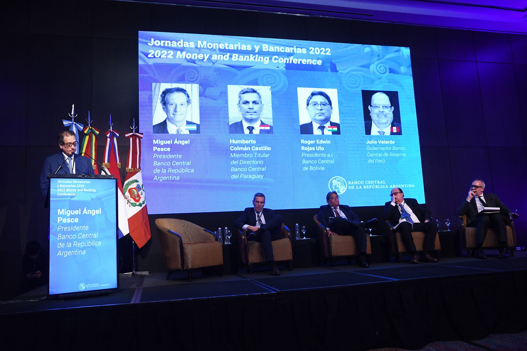 El titular del BCRA expuso en las Jornadas Monetarias de la entidad.