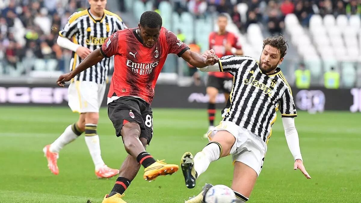 La Juve y el Rossonero quedaron a mano 