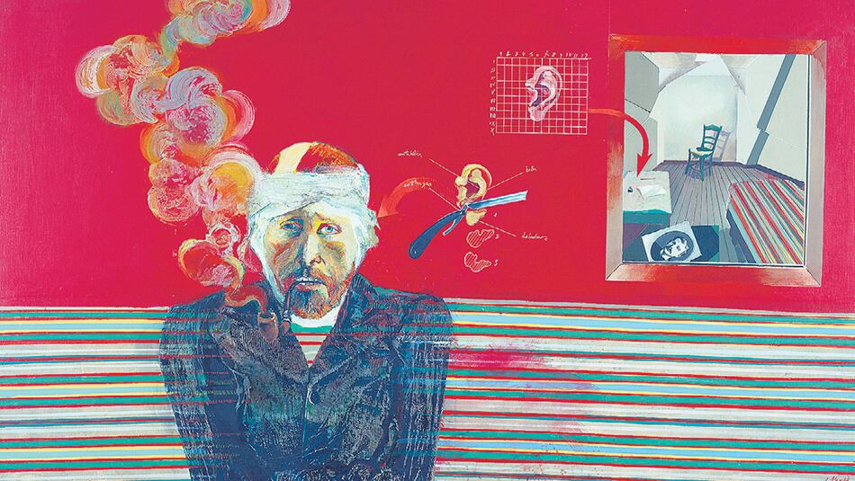 La oreja, 1972. acrílico sobre tela. propiedad coleccion de arte amalia lacroze de fortabat.