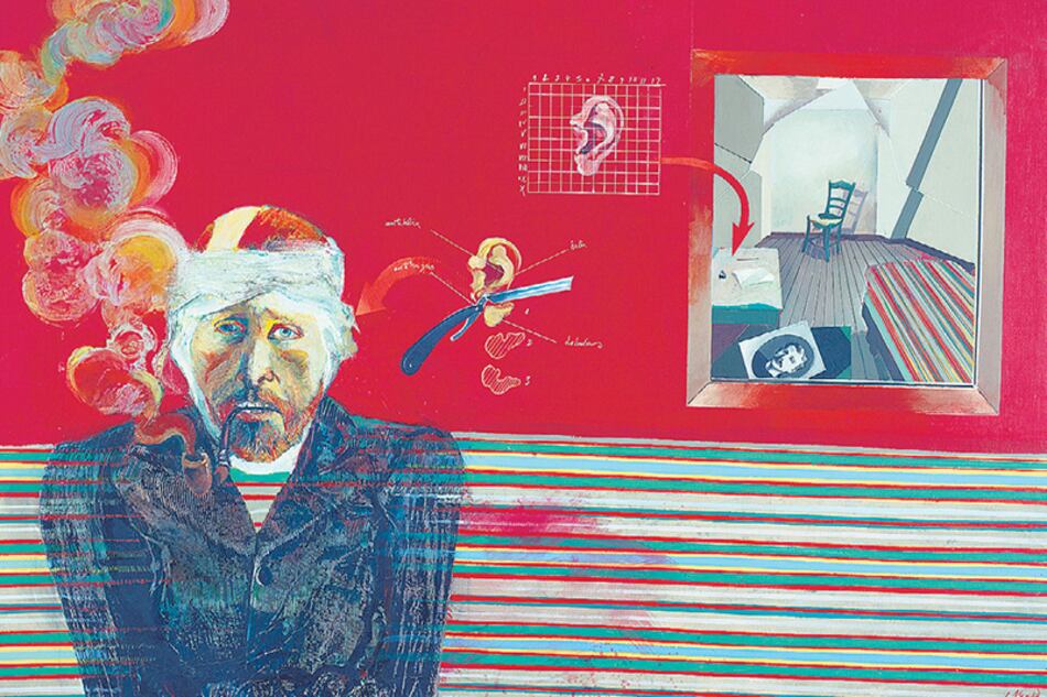 La oreja, 1972. acrílico sobre tela. propiedad coleccion de arte amalia lacroze de fortabat.