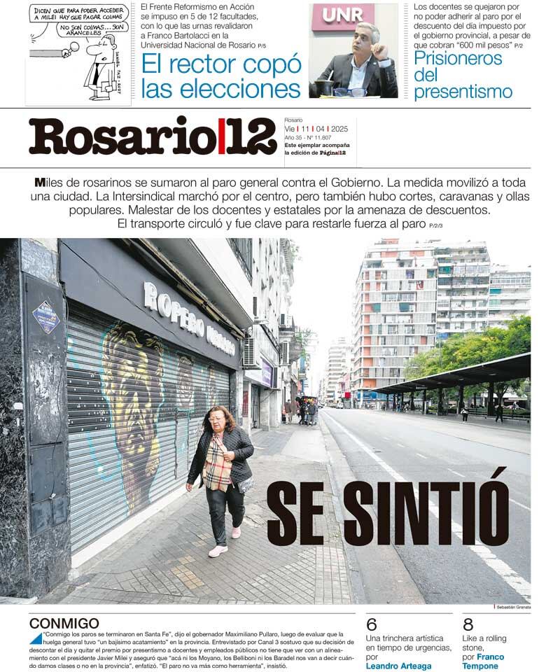 SE SINTIÓ - 11/04/2025