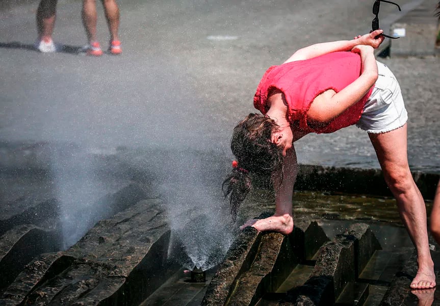 Cada día más calor.