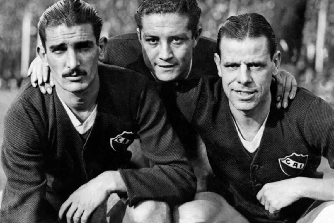 De la Mata, Erico y Sastre, estrellas de Independiente en la década del '30