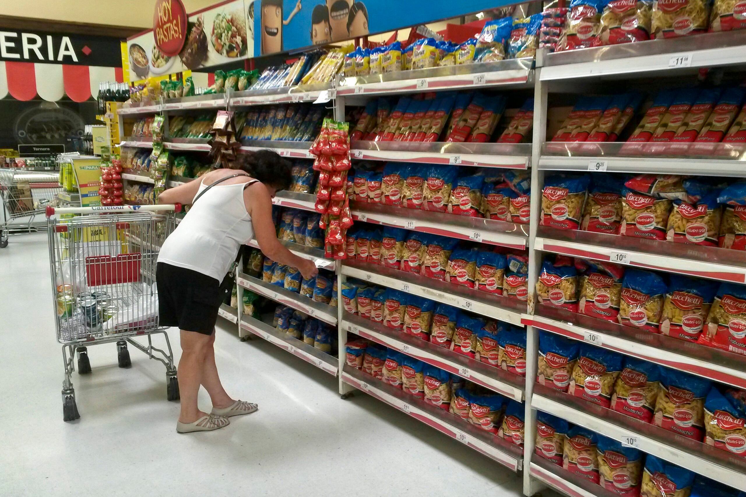 Alimentos y bebidas volvieron a tener una fuerte incidencia.
