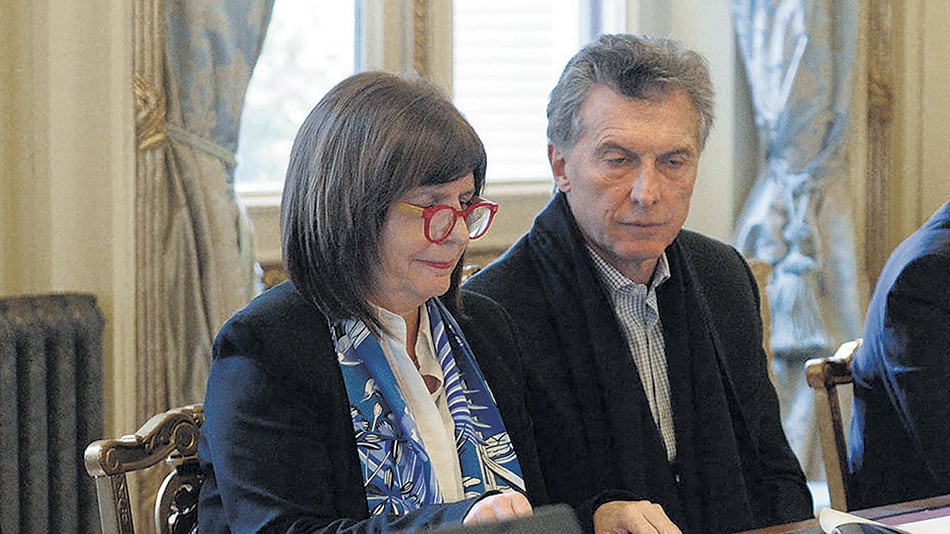 La ministra de Seguridad, Patricia Bullrich, y Mauricio Macri desataron una fuerte interna en el Gobierno.