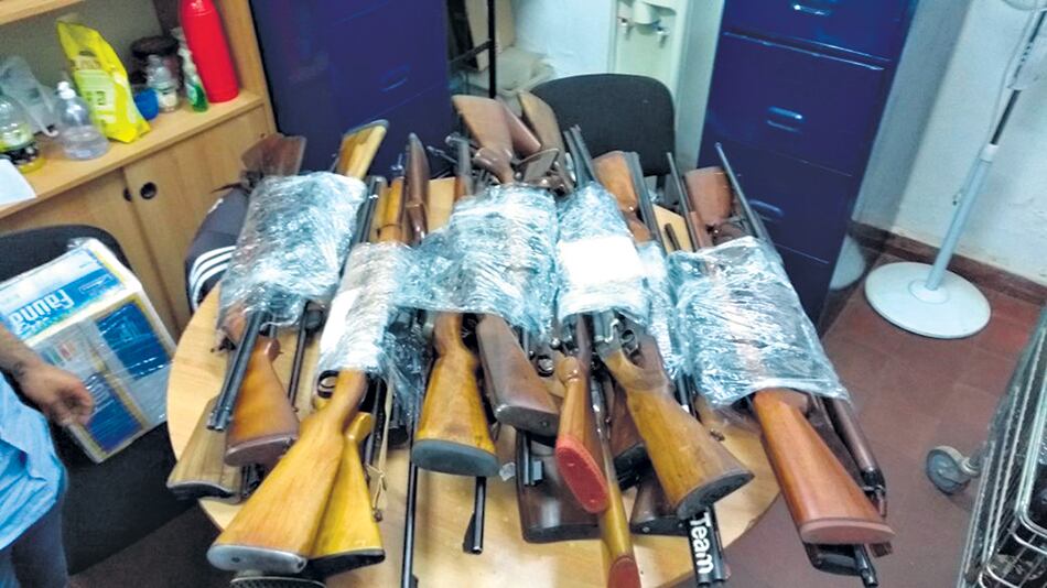 El apoderado de Cambiemos tenía armas de distinto tipo y calibre y también gran cantidad de municiones.