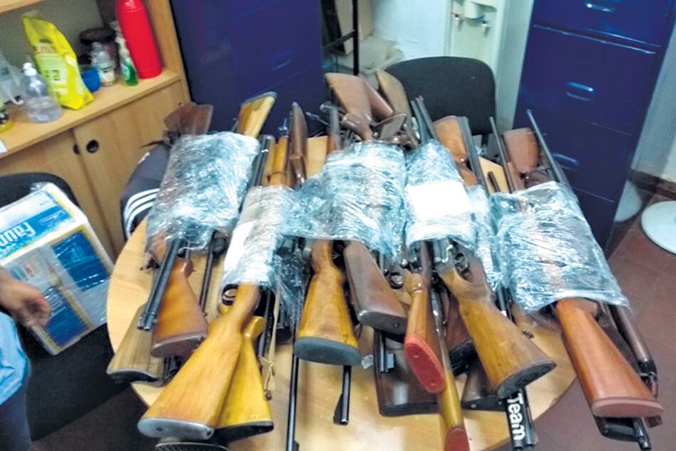 El apoderado de Cambiemos tenía armas de distinto tipo y calibre y también gran cantidad de municiones.
