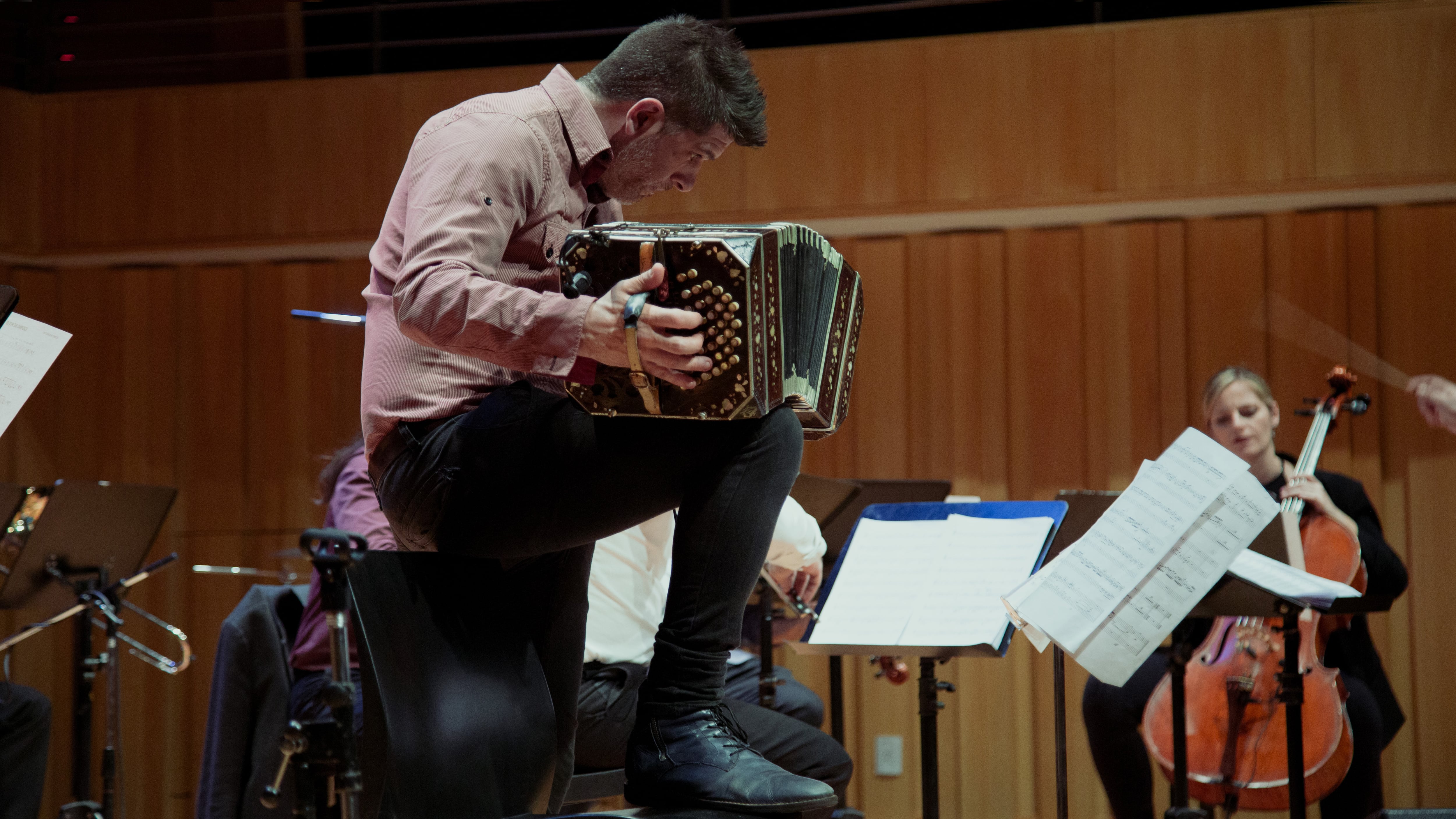 “La idea inicial fue la fusión de lenguajes dentro del formato del concierto clásico", señala Ruggiero.