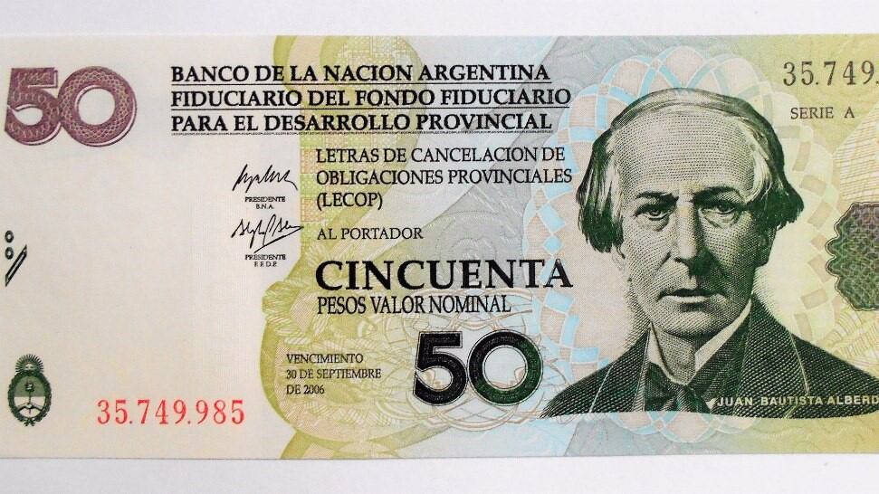 Lecop que circuló en Salta en el 2002