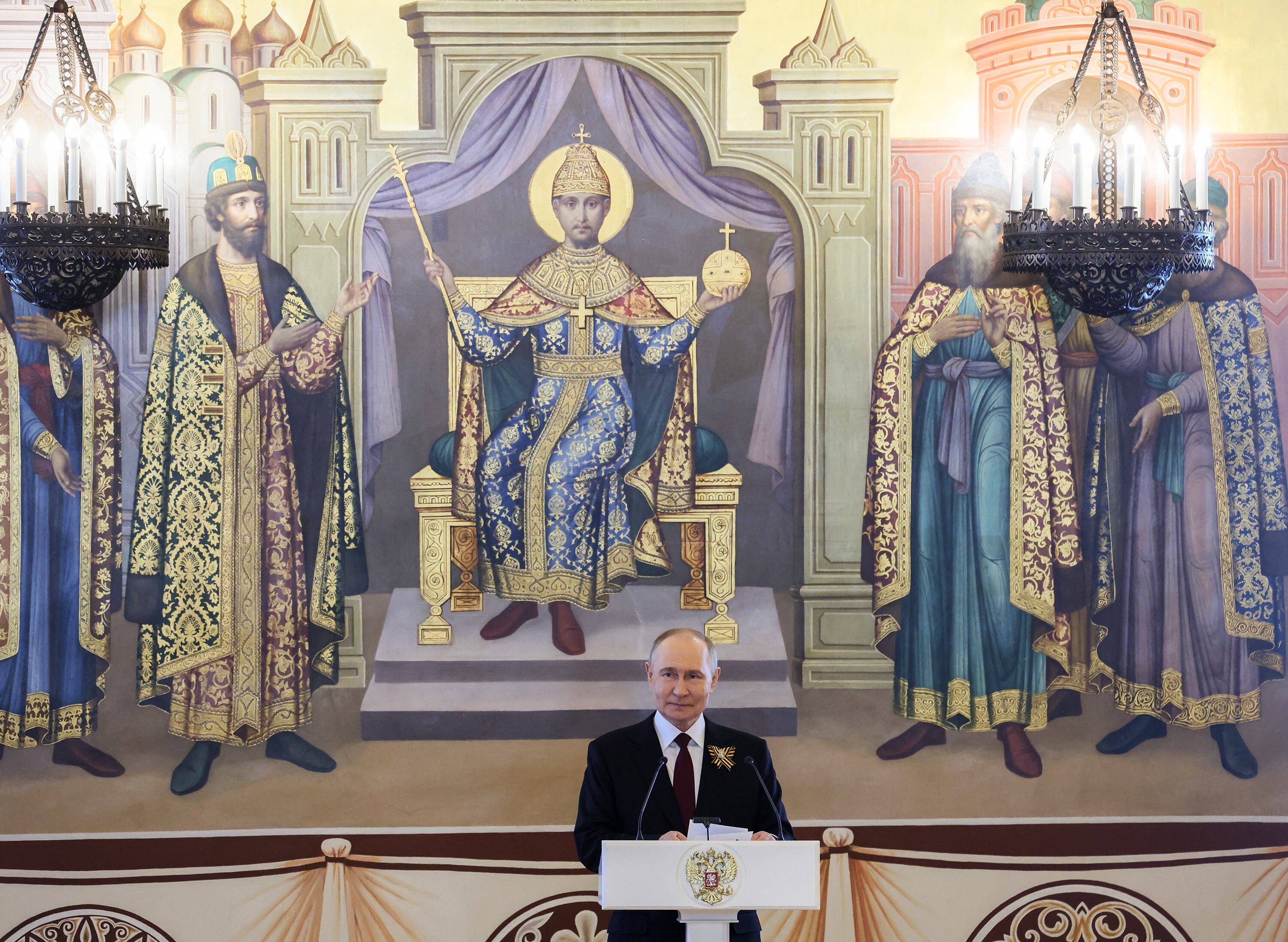 Discurso de Putin desde el Kremlin por el Día de la Victoria.