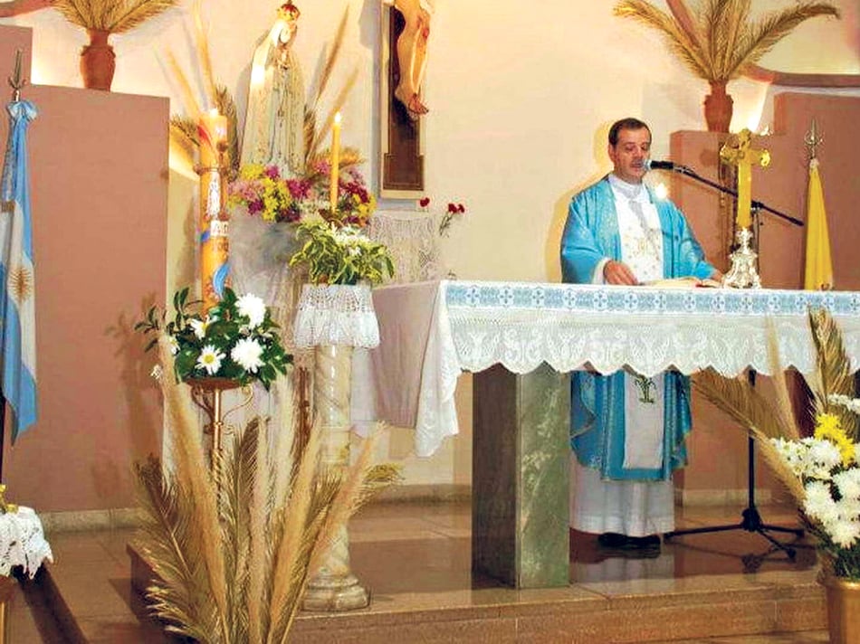 El obispado rionegrino confirmó que Bergliaffa se desempeña allí.