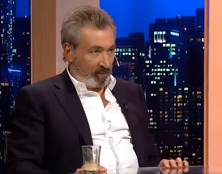 Vila, durante la entrevista que generó la denuncia de Marijuan. 