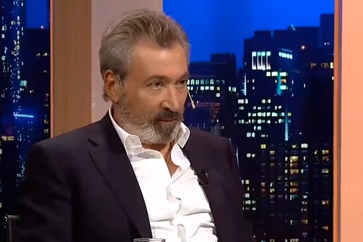 Vila, durante la entrevista que generó la denuncia de Marijuan.