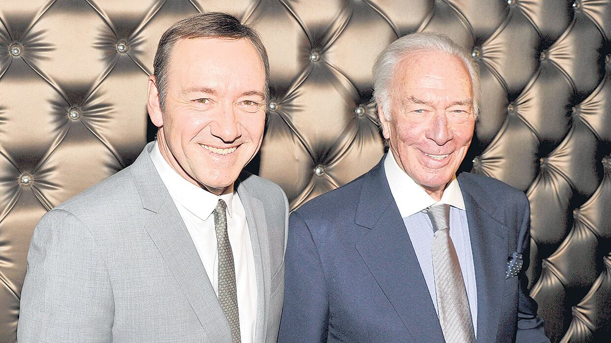 Kevin Spacey junto a Christopher Plummer, en una foto del año 2013, durante una entrega de premios en Nueva York.