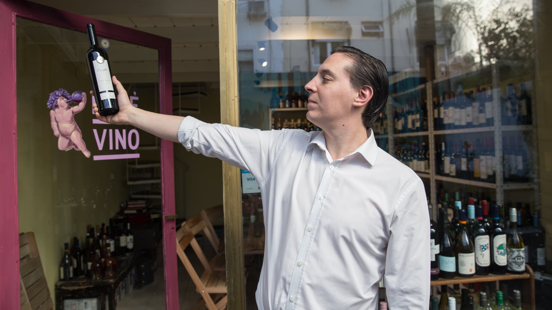 "Hay una nueva generación muy capacitada, que rompe con el estereotipo del sommelier", dice Bruno, de 36 años.