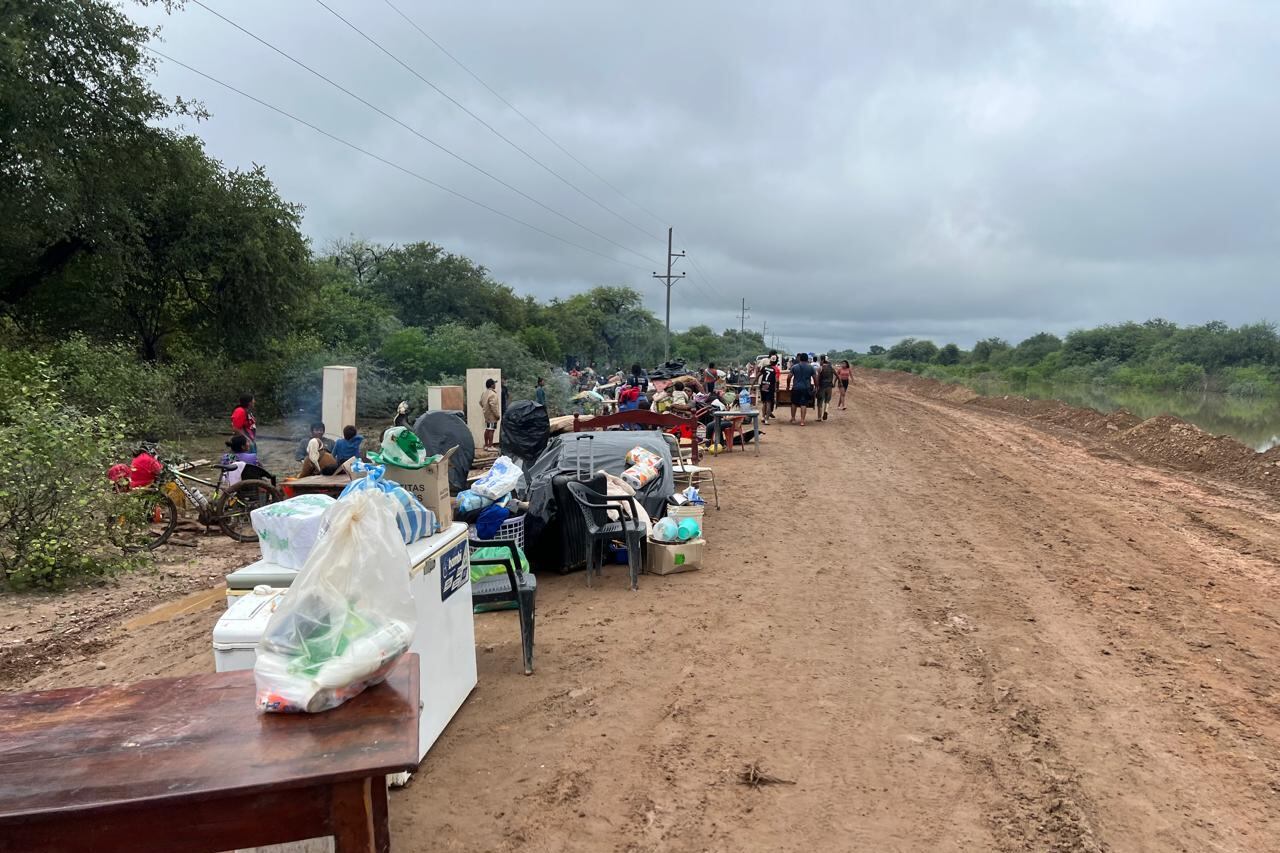 Esperando el traslado, a principios de este año