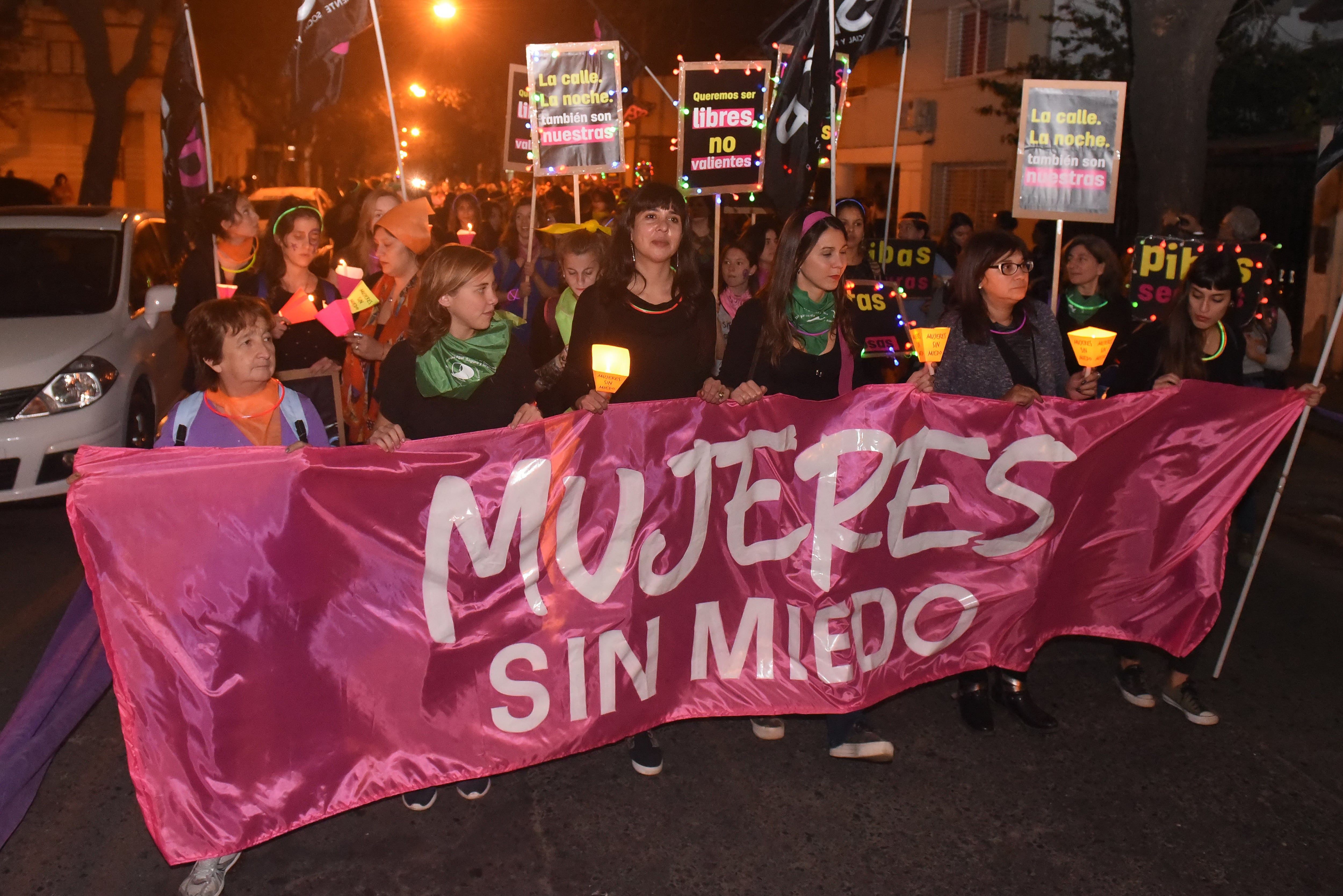La marcha unió la Comisaría de la Mujer con Tribunales, y terminó en un baile.