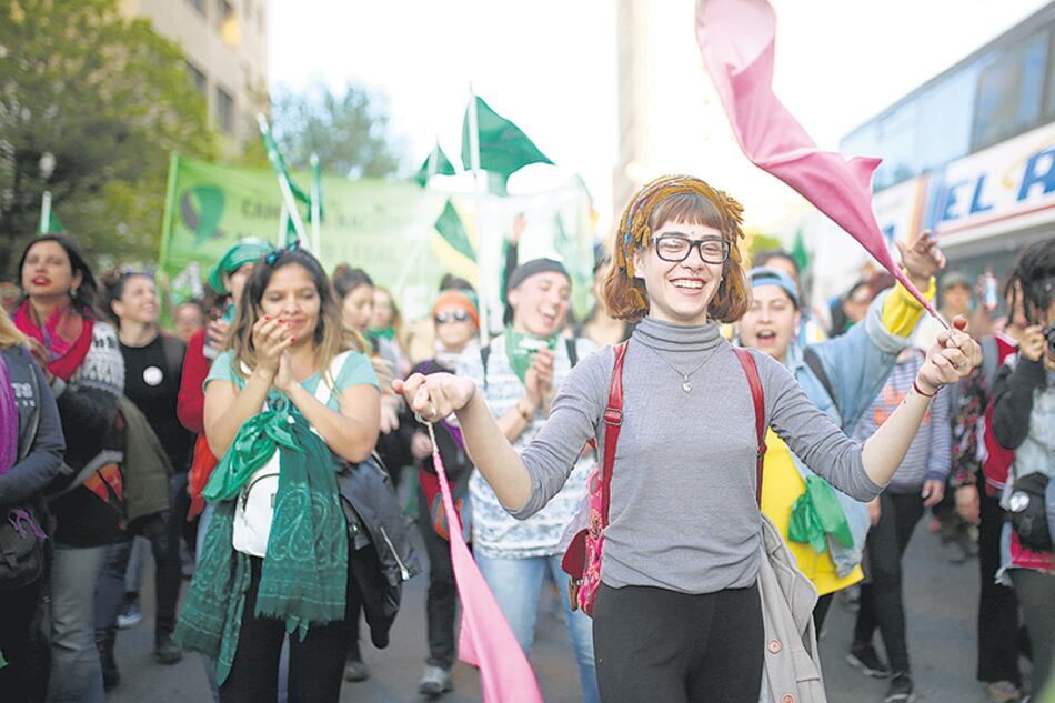 El Encuentro de Mujeres del año pasado, en la ciudad de Trelew.