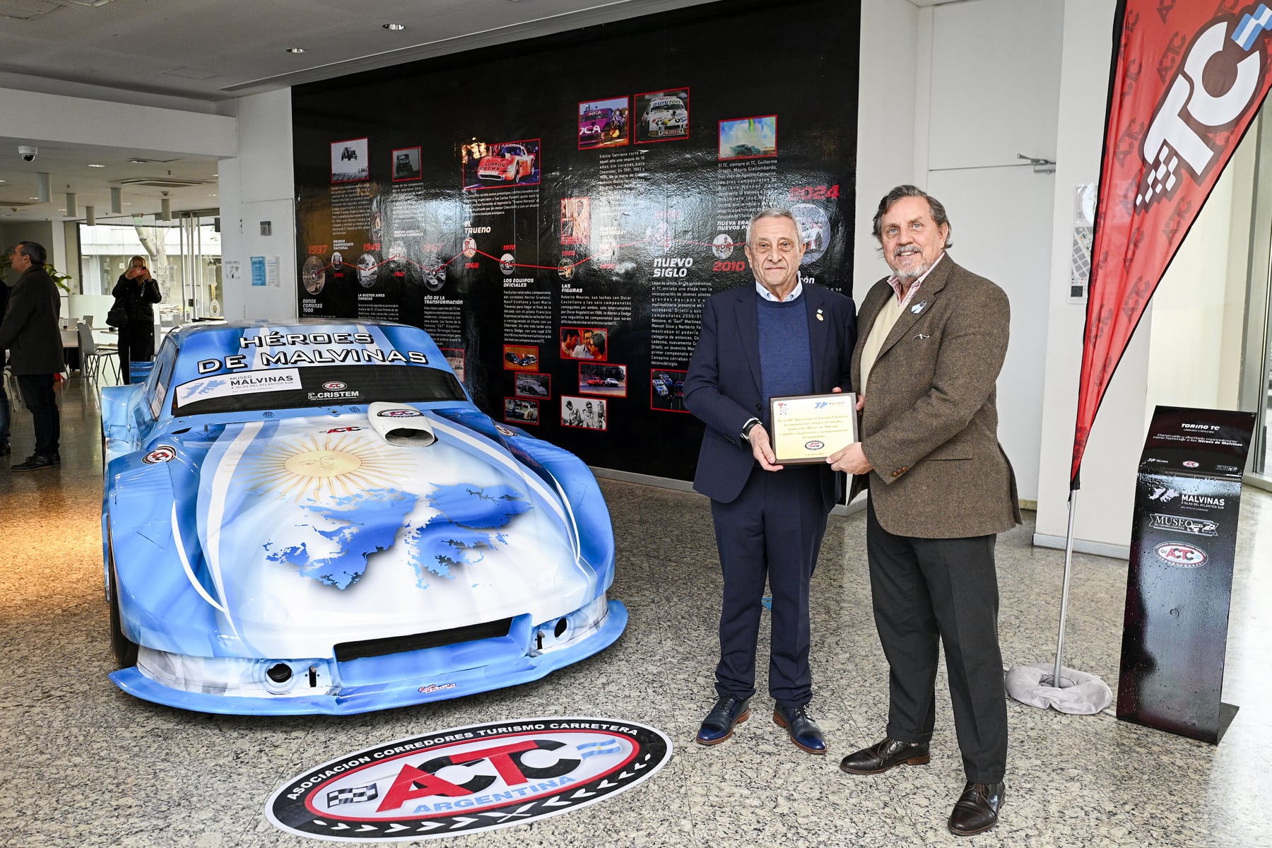 En 2011 este auto se lució en la pista de aterrizaje austral.