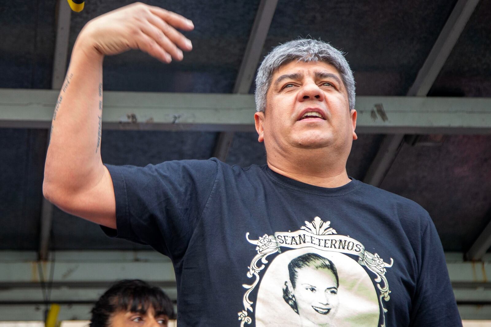 Pablo Moyano, secretario general de Camioneros