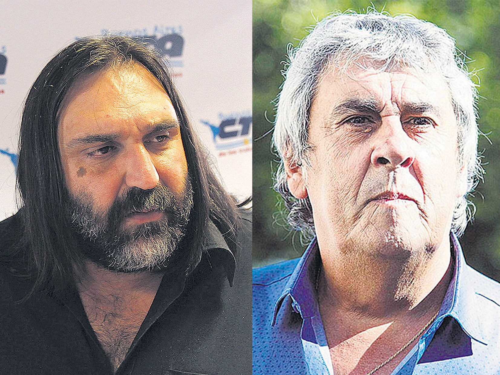 Roberto Baradel, de Suteba. Sergio Romero, de UDA.