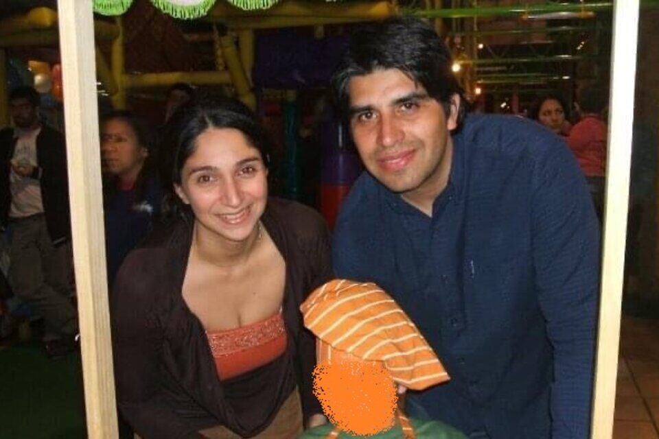 Liliana y su marido Roberto Barros.