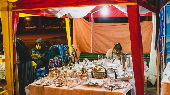 Vendedores de feria afectados por las restricciones. Imagen: web Salta Ferias