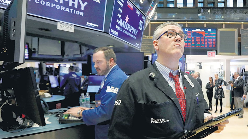 El Dow Jones retrocedió 4,62, la mayor caída desde 2011.