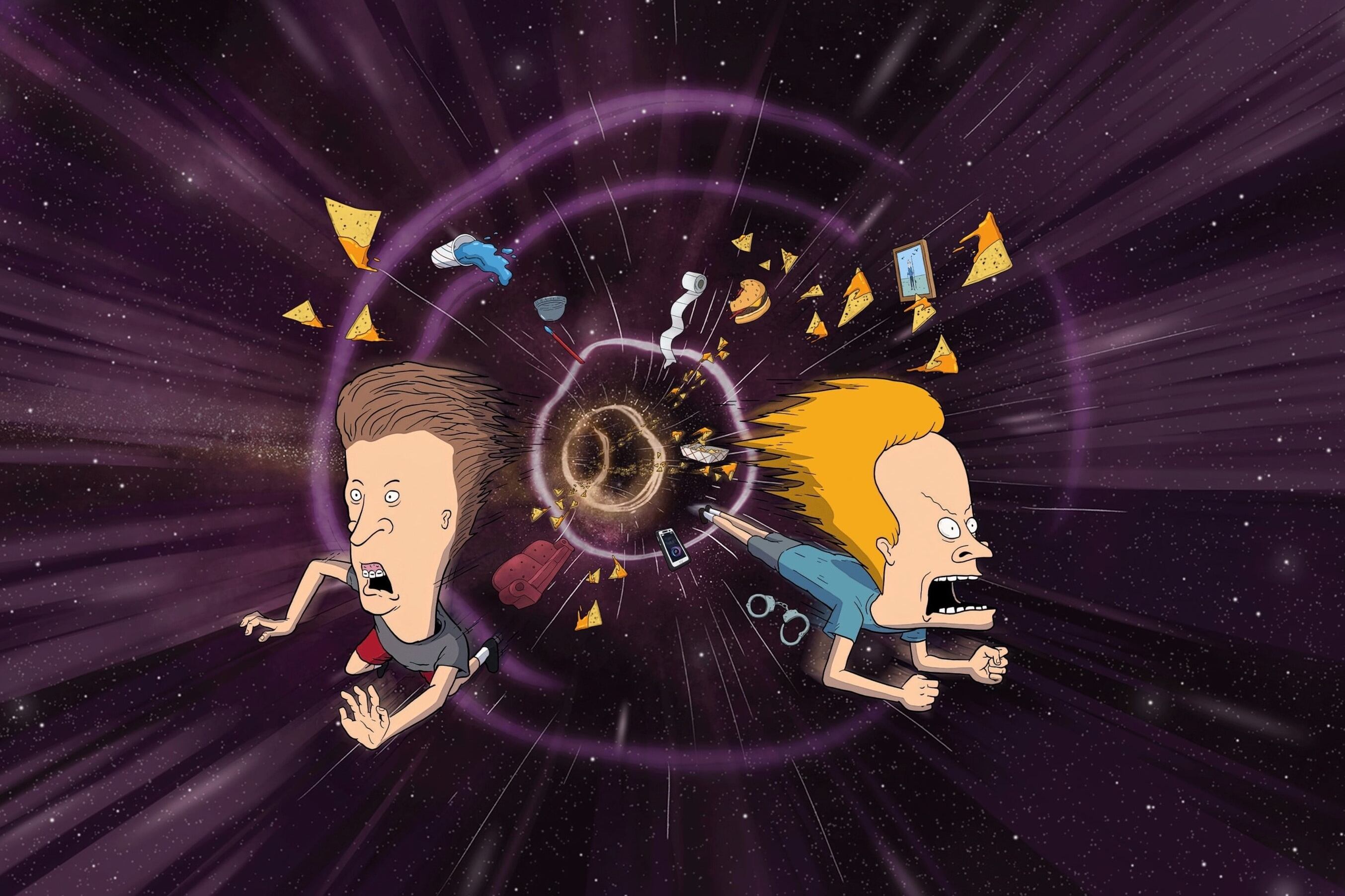 El dúo noventoso vuelve a pura inconciencia ficción en una película espacial que Paramount+ estrena este jueves