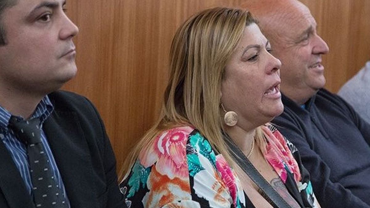 Lorena Verdún, viuda del "Pájaro" Cantero.