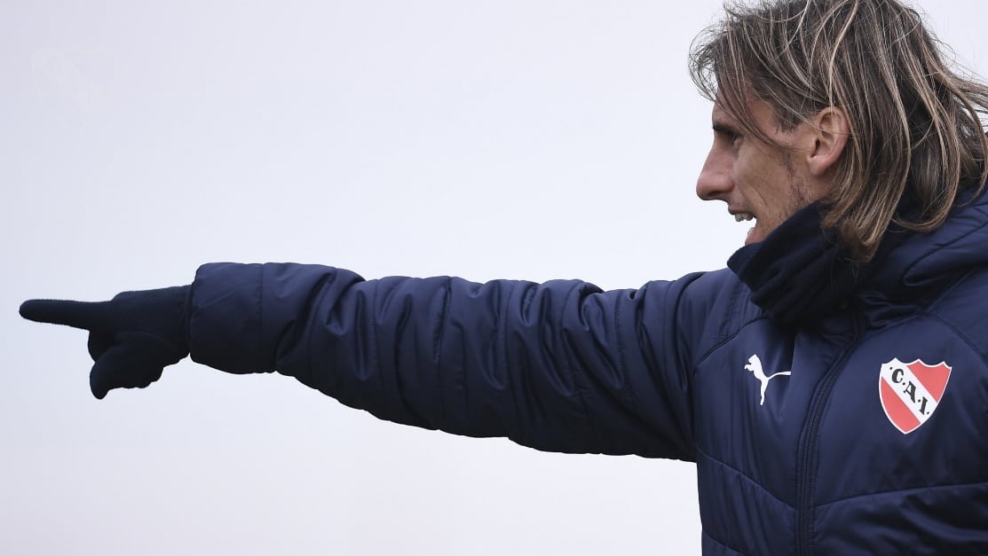 Sebastián Beccacece, DT de Independiente.