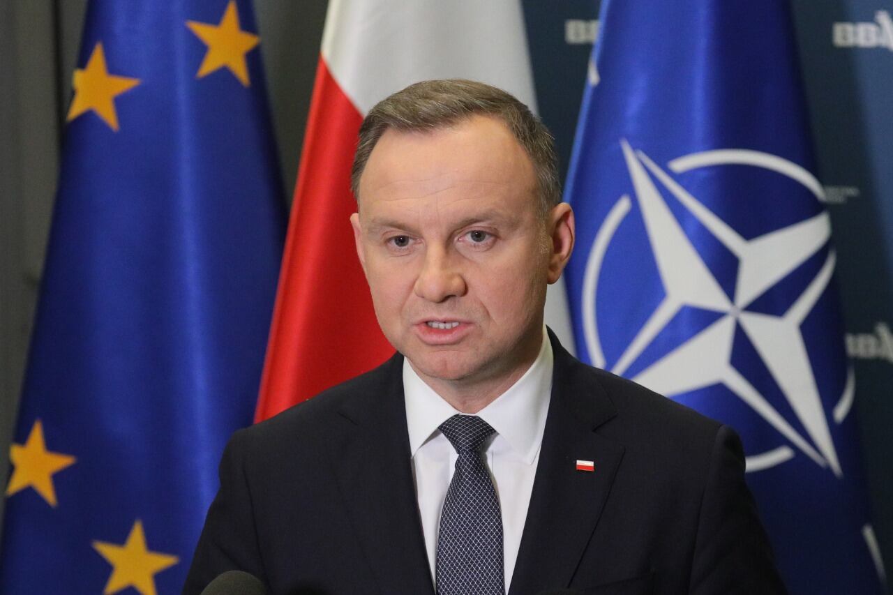 El presidente polaco, Andrzej Duda, rebajó los temores internacionales de una nueva escalada bélica.