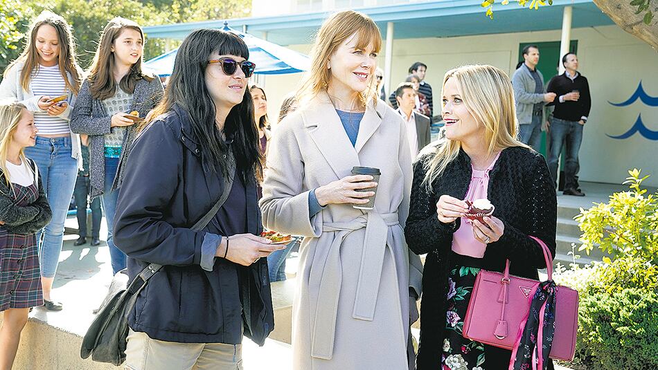 Shailene Woodley junto a Reese Whiterspoon y Nicole Kidman.