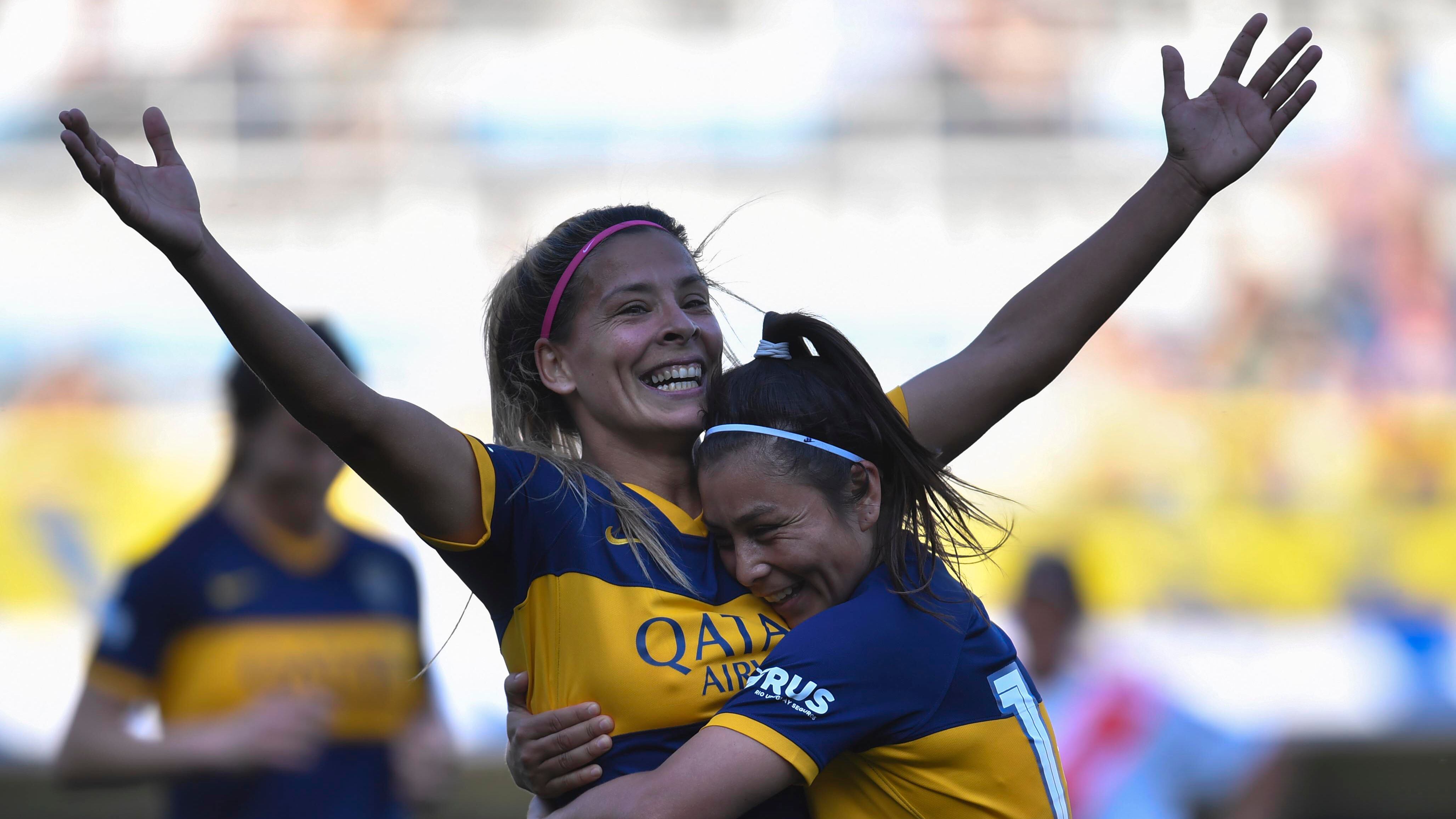 Fanny Rodríguez, ex River, fue la goleadora de Boca con tres tantos.