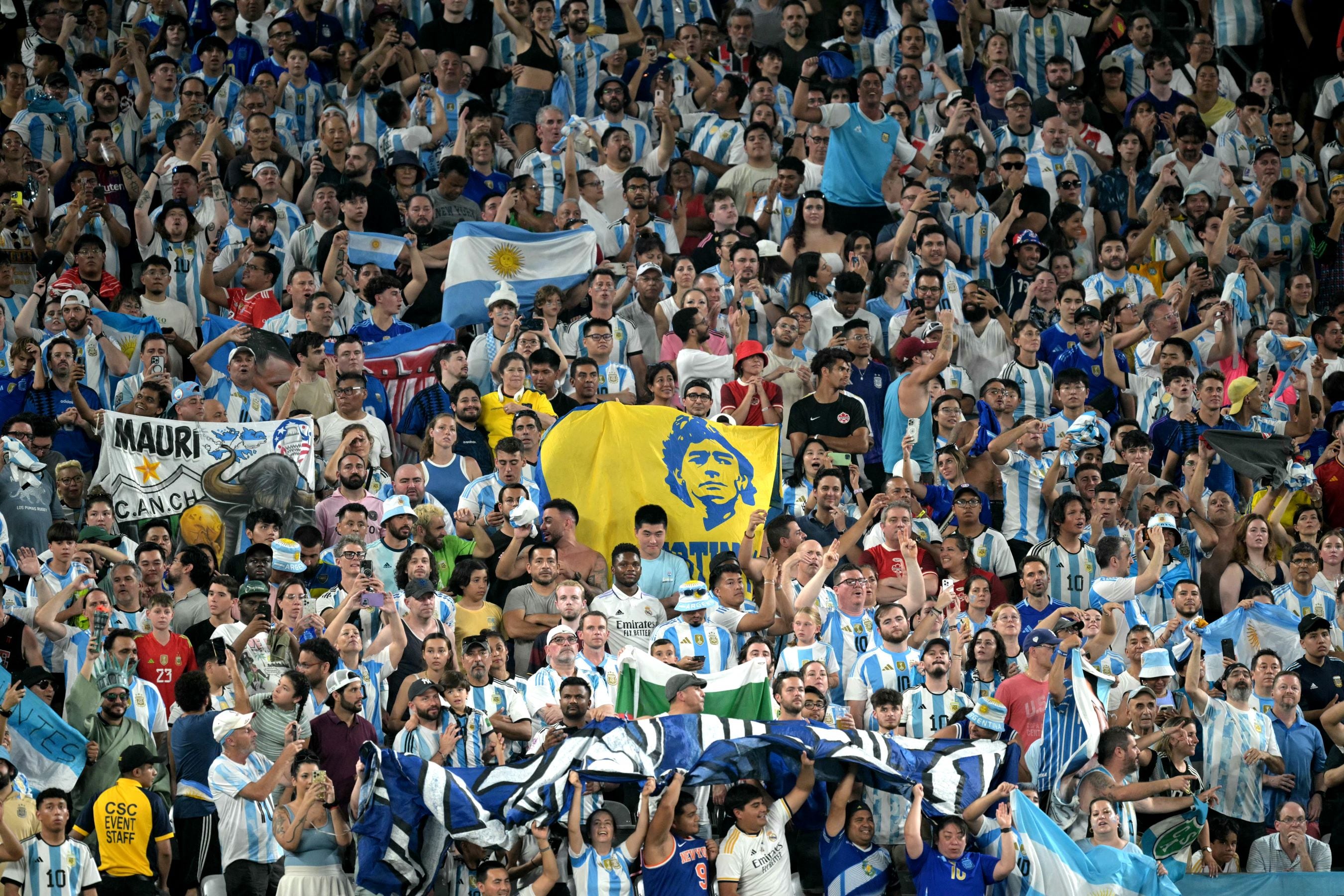 Los hinchas albicelestes estarán presentes en una nueva final