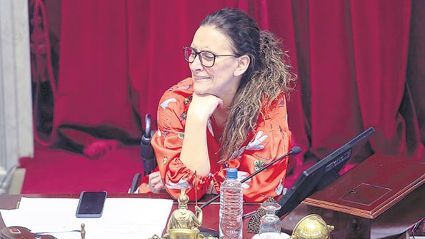 Temprano, Michetti se refirió al proyecto de interrupción “involuntaria” del embarazo.