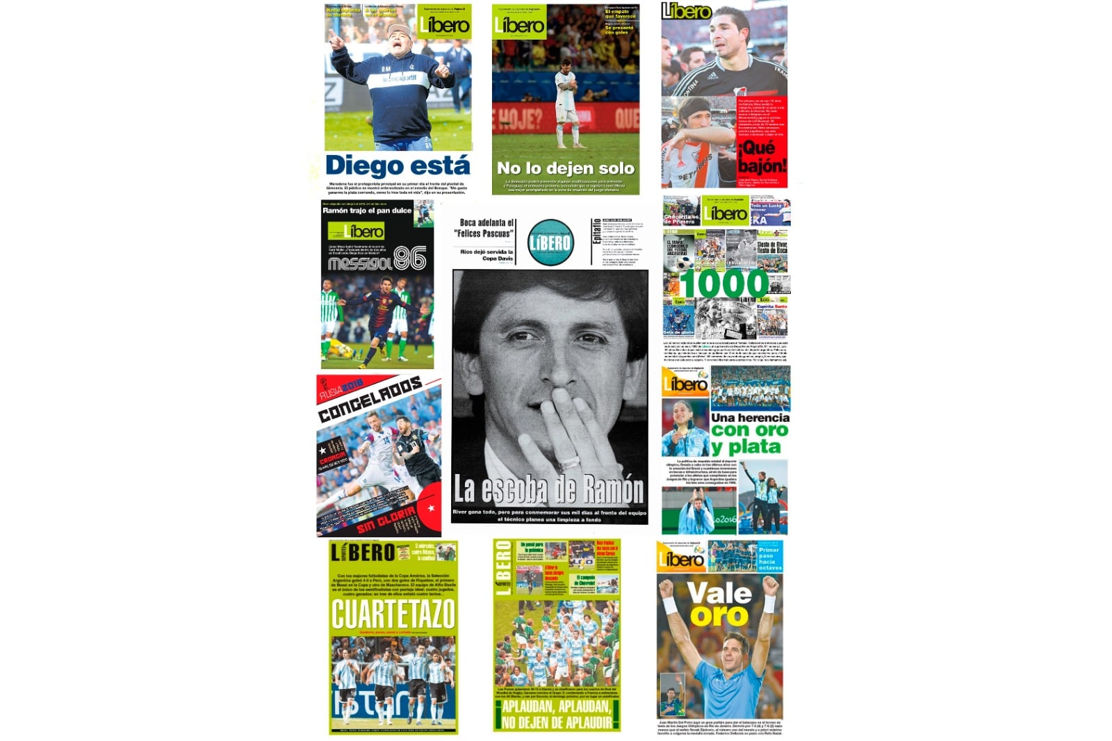 Tapas del suplemento Líbero.