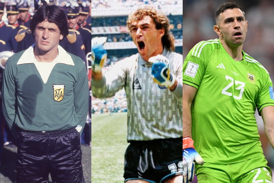 El Pato Fillol, Nery Pumpido y Dibu Martínez: arqueros, campeones e ídolos