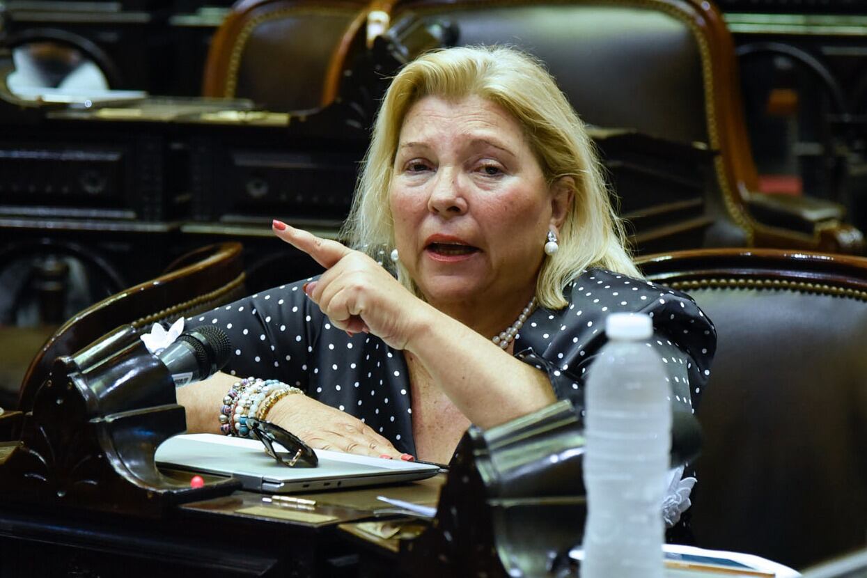 "Si a nosotros nos conviene no importa que sea una manipulación del Gobierno”, afirmó Carrió.