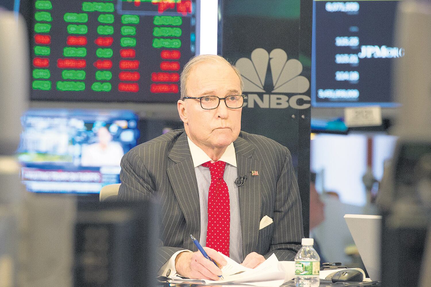 Larry Kudlow, de 70 años, trabajó para la cadena de televisión CNBC.
