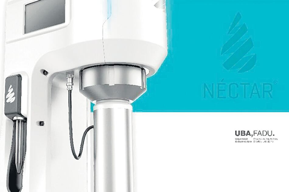 Néctar es más pequeña que otras máquinas similares.