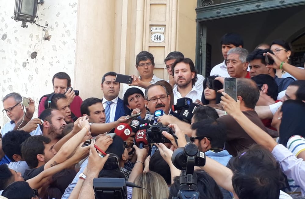 Sergio Leavy en el Juzgado Federal 