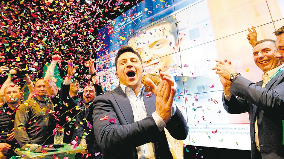 Zelenski dijo que seguirá el rumbo prooccidental.