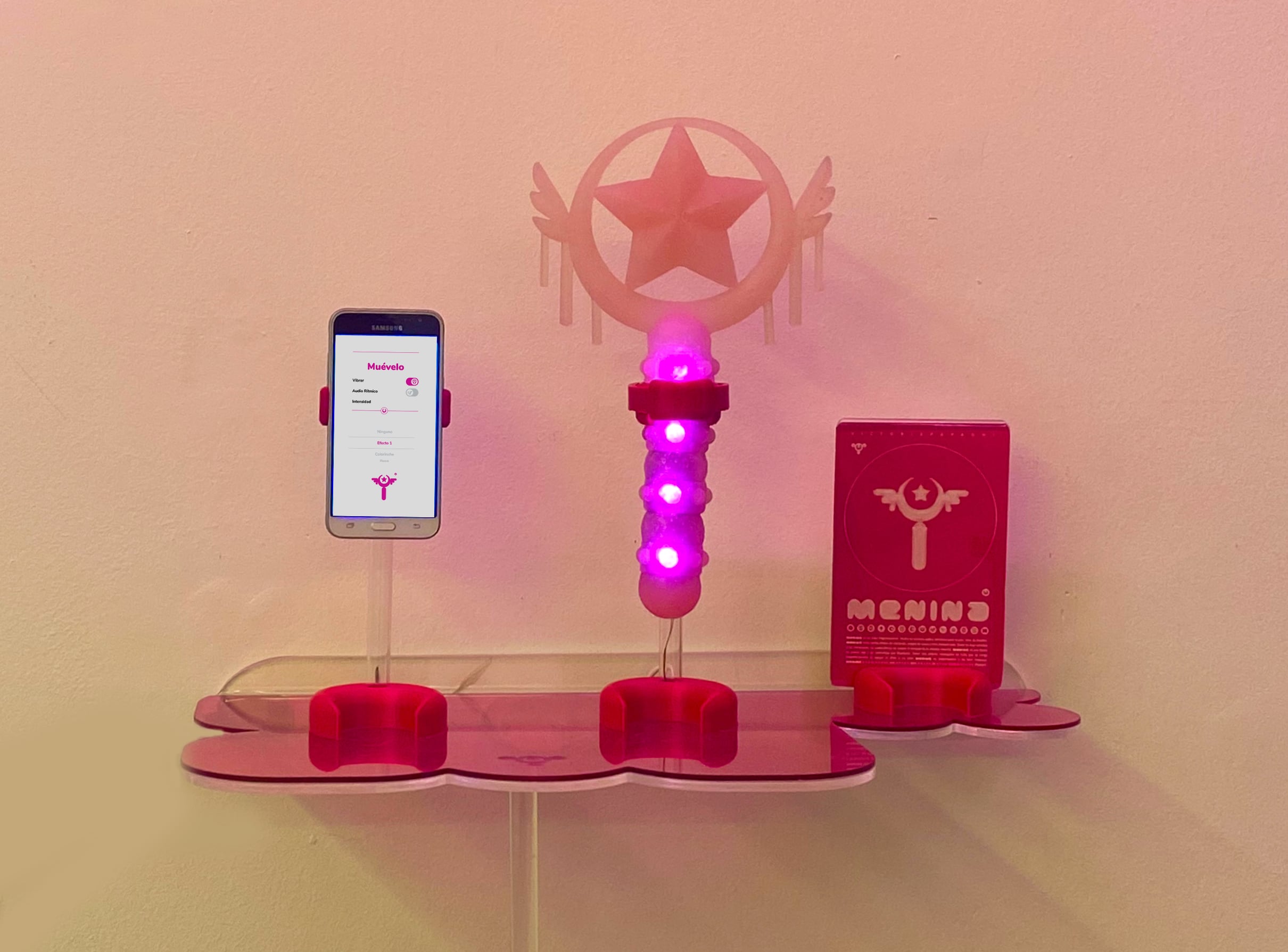 "Menina", obra interactiva de Vic Papagni.