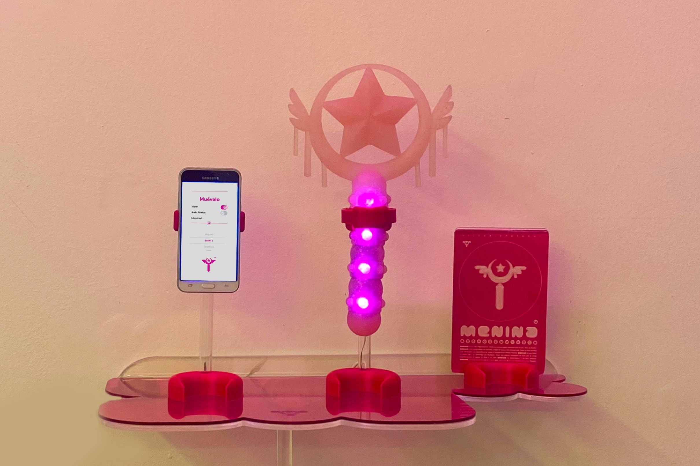 "Menina", obra interactiva de Vic Papagni.