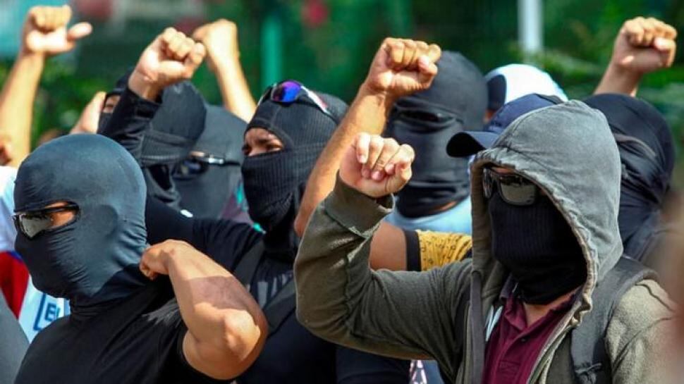 Policías amotinados
