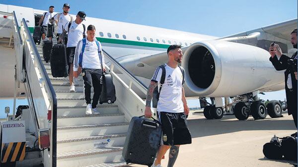 La Selección Argentina inició la última etapa de la preparación para el Mundial.