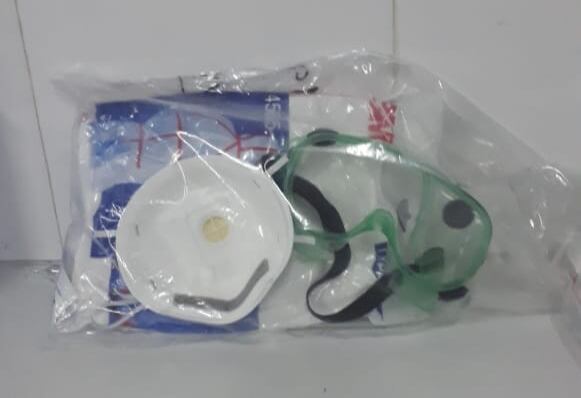 El kit de protección para los médicos 